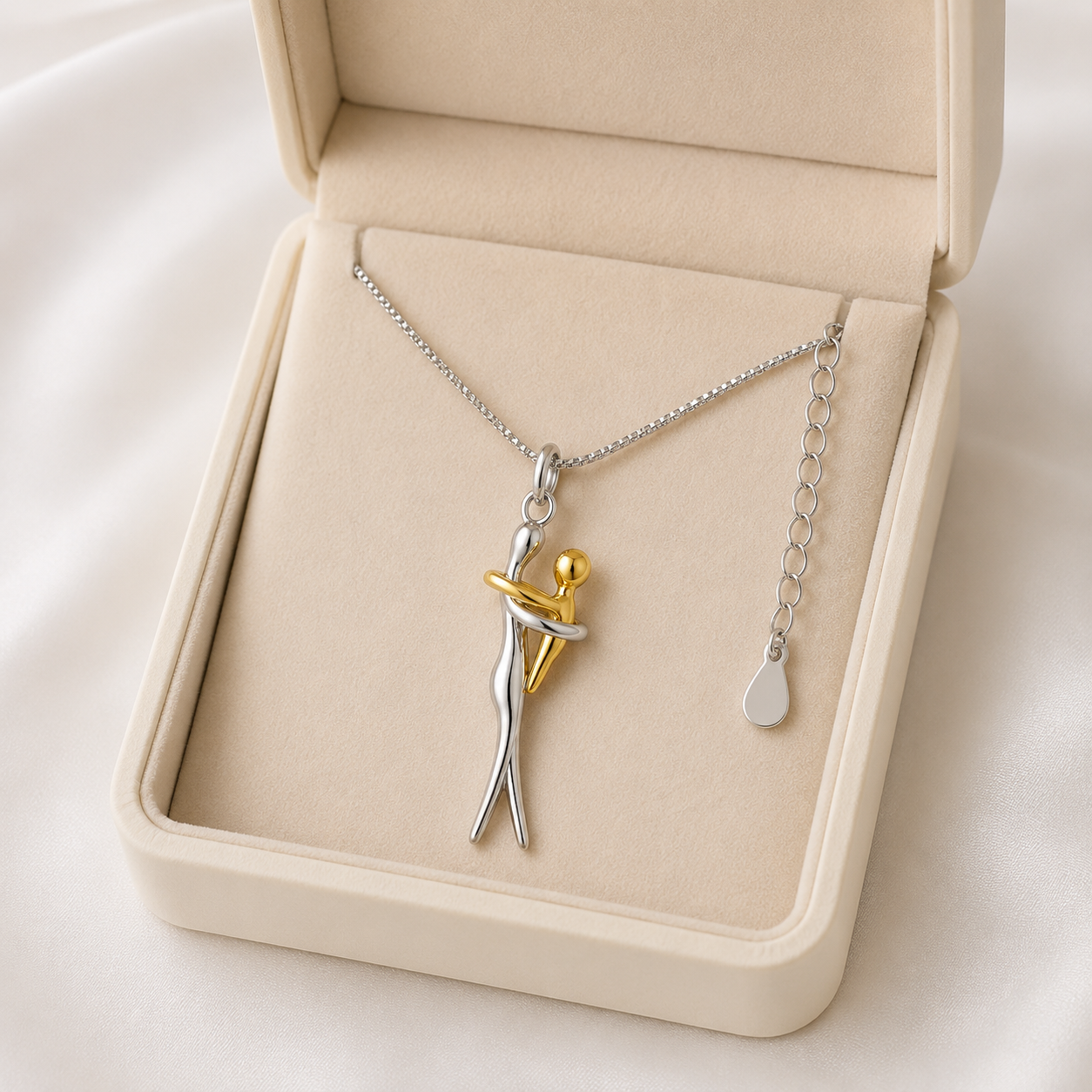 Eternal Embrace necklace dimensions and product specifications