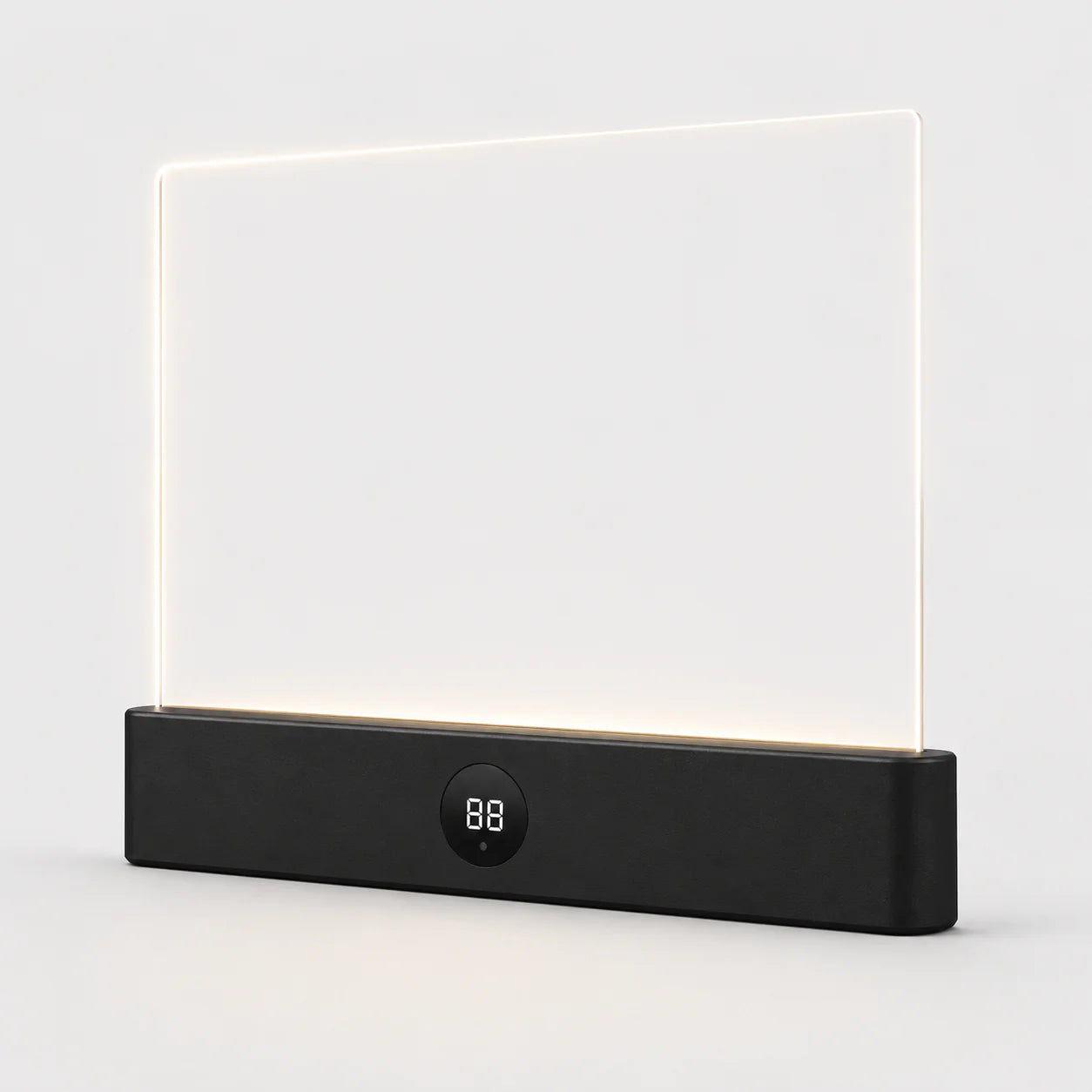 LumiPage front view — minimalist design