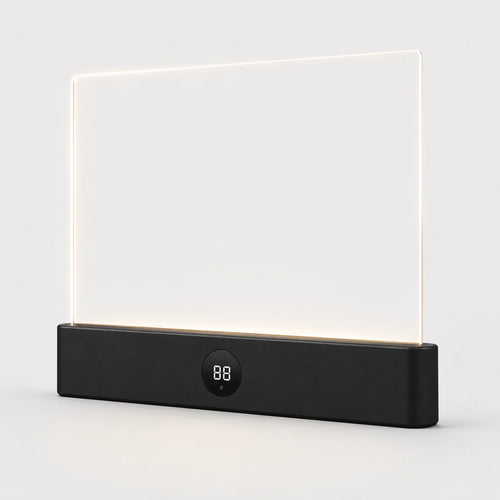 LumiPage front view — minimalist design