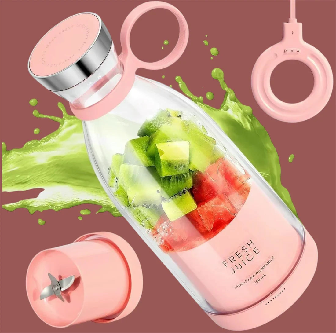 Fable Juice portable blender with fresh fruit